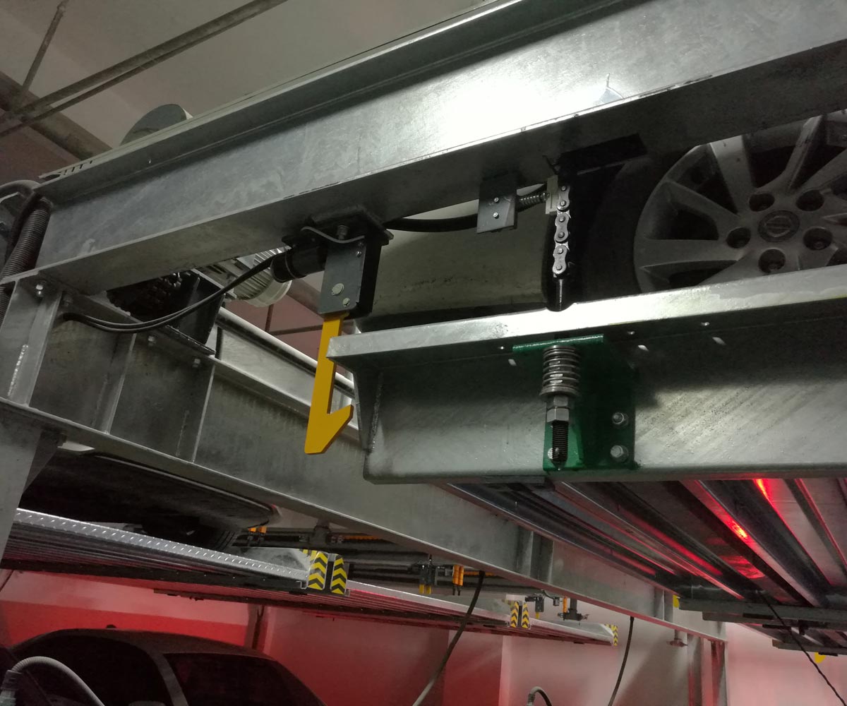 播州PSH4-D1负一正三带地坑升降横移式智能停车设备