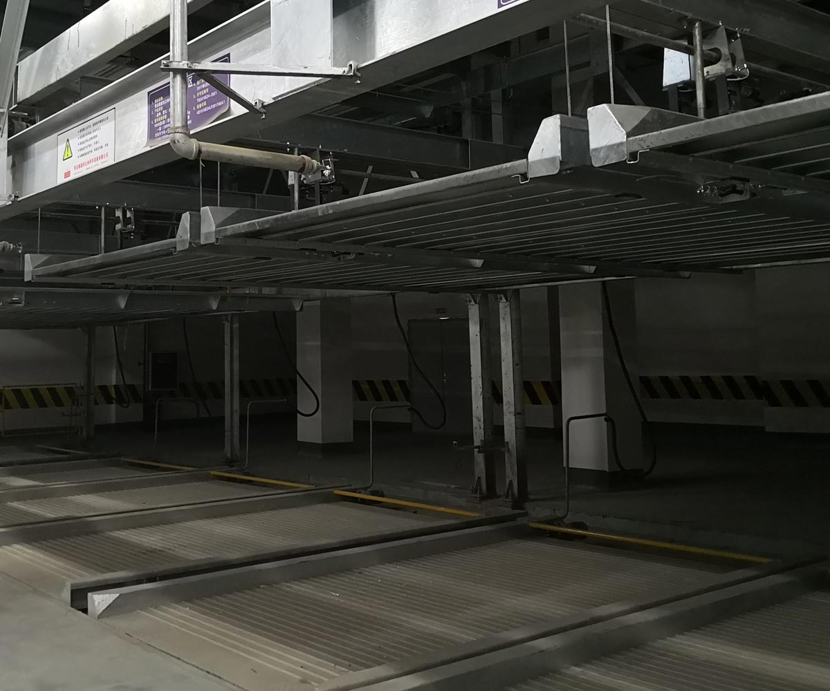 四川两层升降横移式机械立体停车设备