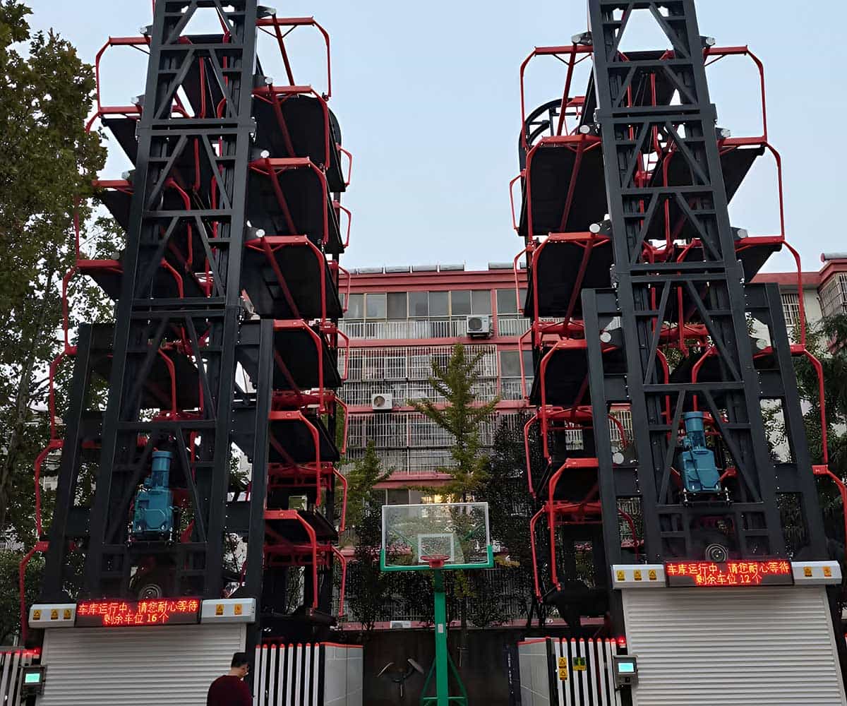 四柱式立体车库停车设备对车辆高度的要求